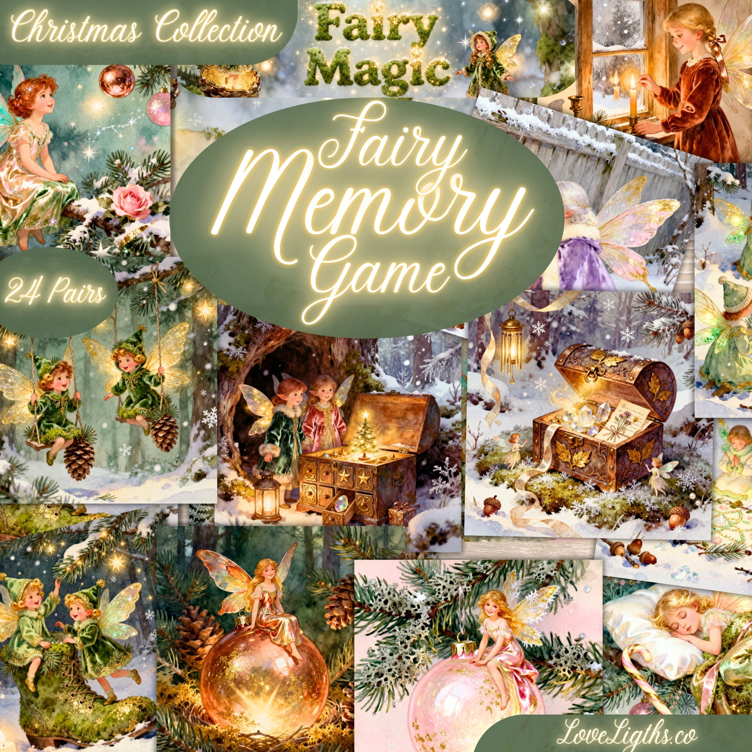 Fairy Family Game - Printable - Digital Download