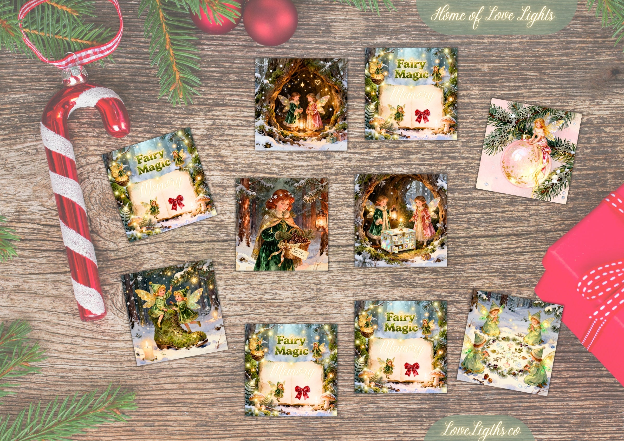Memory Game with Fairies Printable -Digital Download- By Camilla Essencia
