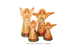 Pappersdocks anglar-anglar att skriva ut och pyssla ihop-vintage anglar i papper-pappdocka-pappersdockor